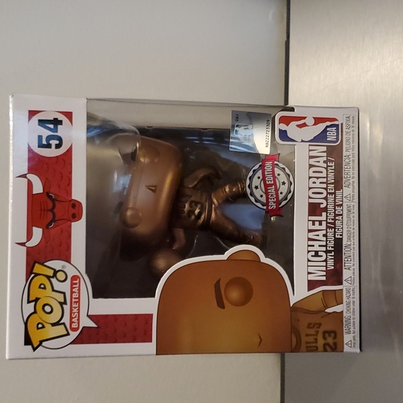 NBA Michael Jordan BRONZE #54 Funko Pop - Special Edition - Picture 1 of 7